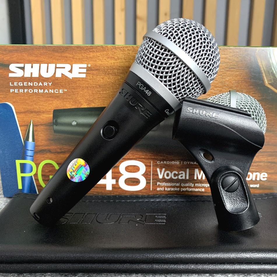 SHURE แท้ รุ่น PGA48-LC *แท้มหาจักร* PGA48 PGA-48 Dynamic Microphone +++ ชัวร์ ไมค์ ไมค์สาย ไมค์ร้อง