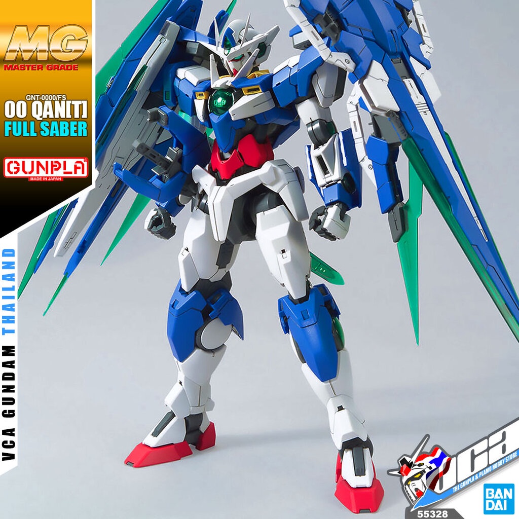 VCA 8️⃣ BANDAI GUNPLA MASTER GRADE MG 1/100 00 QANT FULL SABER GUNDAM ประกอบ หุ่นยนต์ โมเดล กันดั้ม กันพลา ของเล่น