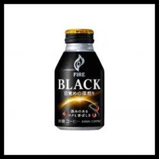 Kirin Fire Roasted Black Coffee Can กาแฟดำพร้อมดื่มจากญี่ปุ่น 280 g