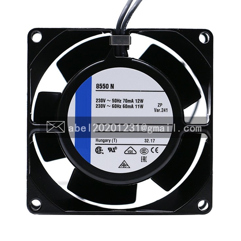 YTH ยี่ห้อใหม่ TYP 8550N 8550 N 230VAC COOLING FAN 8038 8CM 80*80*38MM