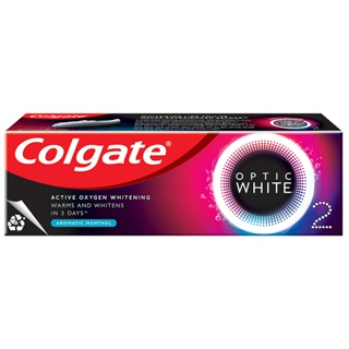 Colgate คอลเกต ยาสีฟัน อ๊อพติค ไวท์ โอทูอะโรมาติก เมนทอล 85 กรัม (8850006941744)