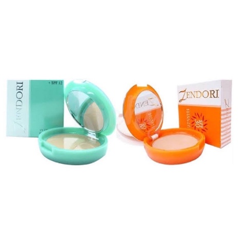 Zendori แป้งพัฟเซนโดริ ปกปิด คุมมัน กันแดด 8. กรัม แพคเก็จมีตำหนิสีซีดและยับ exp.2027