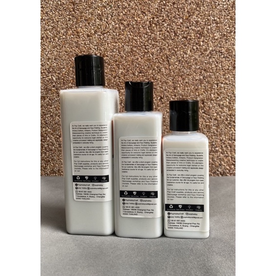 น้ำยาเคลือบกึ่งเงา วานิชกึ่งเงา ชนิดเข้มข้น Semi Hi GLoss Vanish ใช้เคลือบงานศิลปะ หัตถกรรม ภาพวาด ดินปั้นให้สวยทนนาน