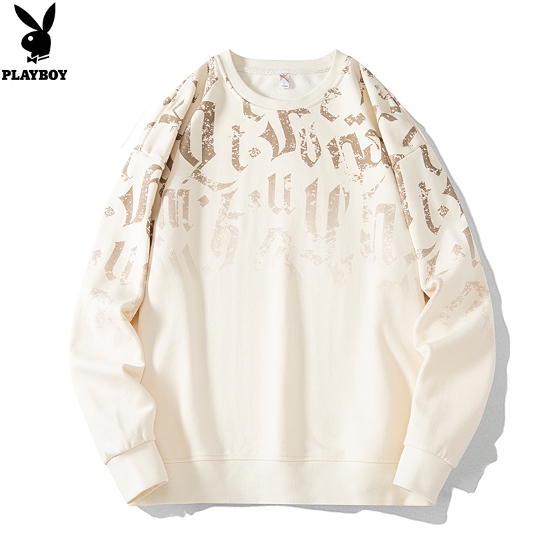 PLAYBOY Autumn Men's Hoodie Pullover Versatile Long Sleeved