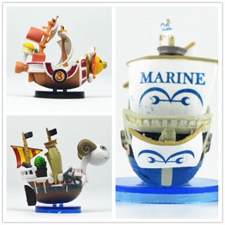 โมเดลฟิกเกอร์ รูปเรือโจรสลัด One Piece Going Merry Thousand Sunny ขนาดเล็ก ของเล่นสะสม สําหรับเด็ก