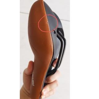 [CODE FN8ZD] REJECT - MTB BIKE SEAT SADEL, MULTIPLE, FEDERAL BROWN LEATHER FOR BIKES TIRE SIZES 20,2