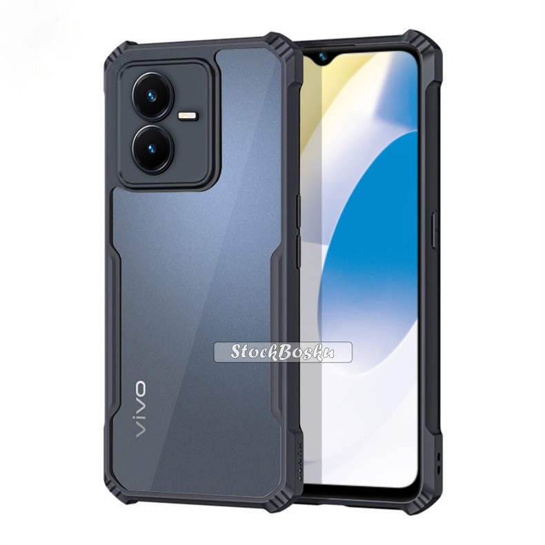 VIVO Y22 / VIVO Y22S Hard Case กันกระแทก Fusion Armor Transparent Handphone Case