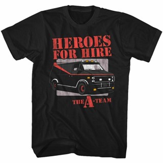 เสื้อยืดผ้าฝ้าย Sanc6 [พร้อมส่ง] เสื้อยืดแขนสั้น พิมพ์ลาย A Team Heroes Per Hire American Classici Per พลัสไซซ์ สําหรับผ