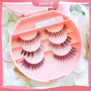 /YO/  False Make Up Cosmetic Eyelashes Storage Case Bow Makeup Plastic Box Home Tools