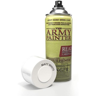 [Paint] The Army Painter Base Primers: Matt White 400 ml สีสเปรย์ อะคริลิก