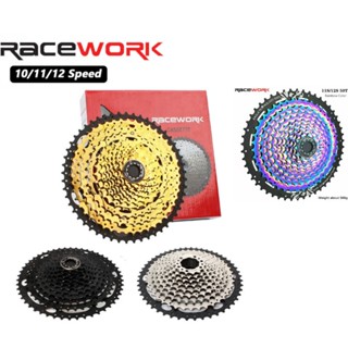 Racework เฟืองหลังจักรยานเสือภูเขา 10 11 12 ความเร็ว 11-42T 11-46T 11-50T 11-52T สําหรับจักรยานเสือภูเขา BMX SRAM Shimano