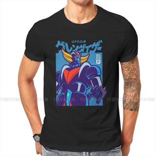 เสื้อสาวอวบ 203 POP ยูเอฟโอหุ่นยนต์ Grendizer เสื้อยืดแฟชั่นคลาสสิกฤดูร้อนขนาดใหญ่ผ้าฝ้ายเสื้อผ้าผู้ชายฮาราจูกุโอคอเสื้อ