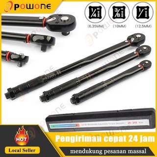 1/4 3/8 1/2 Torsi Preset Torsi Kunci Pas Drive Alat 5-210 Nm Positif Negatif Dua Arah Penyesuaian Kunci Pas Perbaikan Otomatis Alat Tangan