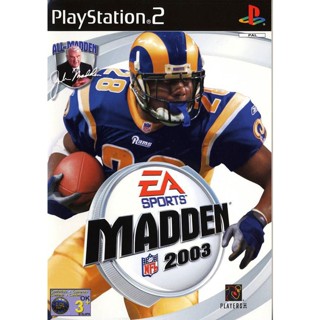 Madden NFL 2003 (Europe) PS2 แผ่นเกมps2 แผ่นไรท์ เกมเพทู