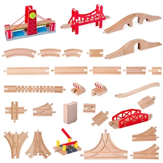 ของเล่นรางรถไฟไม้ Shami Railway ของเล่นสําหรับเด็ก