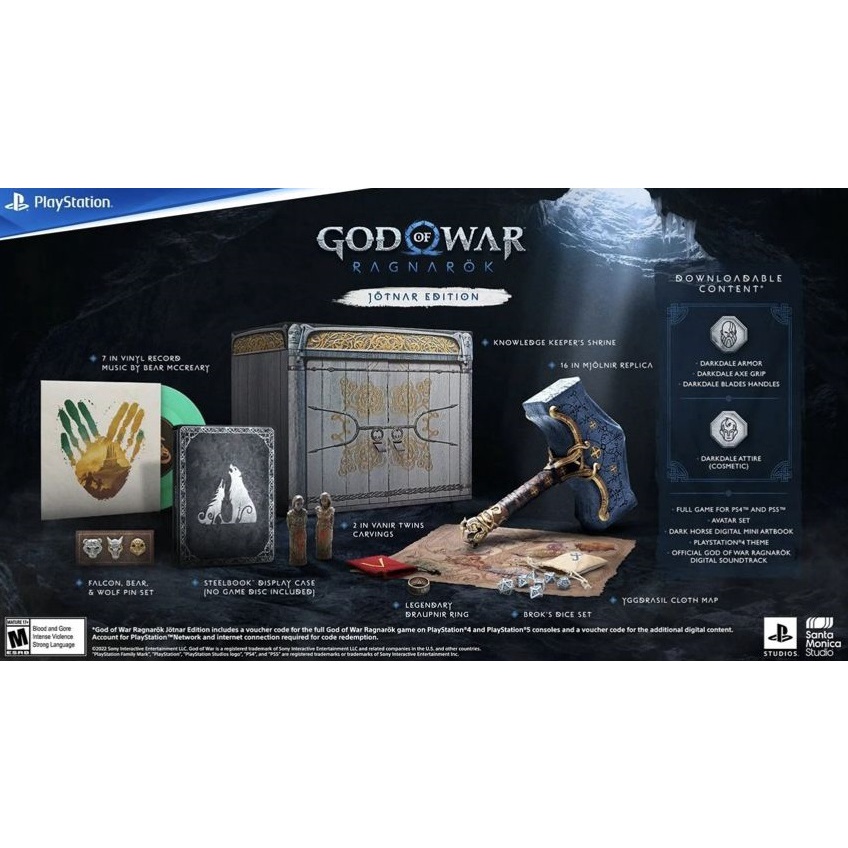 PS5 God Of War Ragnarok Jotnar Edition มือหนึ่ง Z3/Asia รองรับภาษาไทย**ใช้โค้ดเงินคืนได้ coin คืน 20