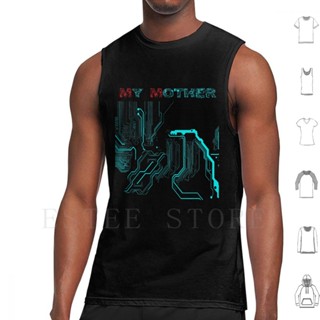 Motherboard Is My Mom Hahaha Tank Tops Vest Sleeveless Motherboard Computer Technology Circuit Chip Science Board