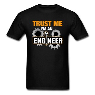 เสื้อยืด พิมพ์ลายตัวอักษร Geek Trust Me Am An Engineer สไตล์พังก์ สําหรับผู้ชายS-5XL