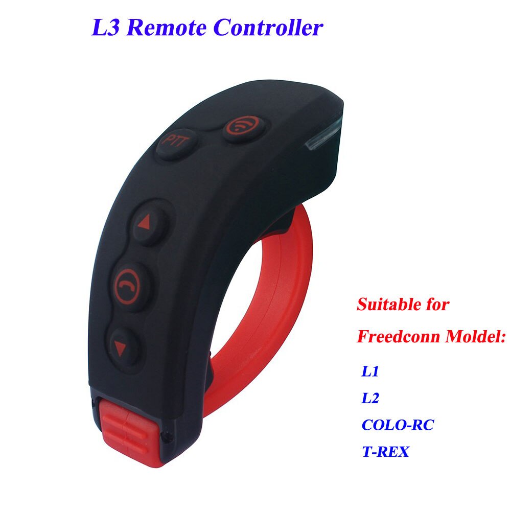 FreedConn L3 PTT Handbar BT รีโมทคอนโทรลบลูทูธรถจักรยานยนต์ชุดหูฟังสําหรับ L1, L2, COLO-RC,T-REX หมว