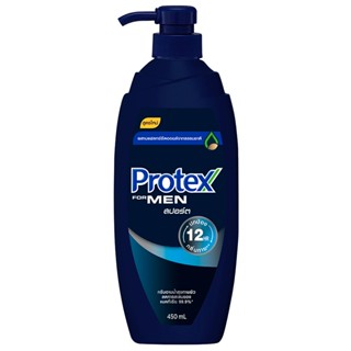 Protex Shower Cream For Men Sport Healthy skin protec 500ML โพรเทคส์ ครีมอาบน้ำสำหรับผู้ชายสูตรสปอร์ต 450 มล.