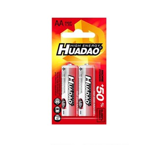 ถ่าน HUADAO ถ่าน แบตเตอรี่ ถ่านทดลองสินค้า สำหรับ อุปกรณ์อิเล็คทรอนิกส์ ใช้งานสารพัดประโยชน/แบตเตอรี่ AA5 กำลังไฟเพียงพอ