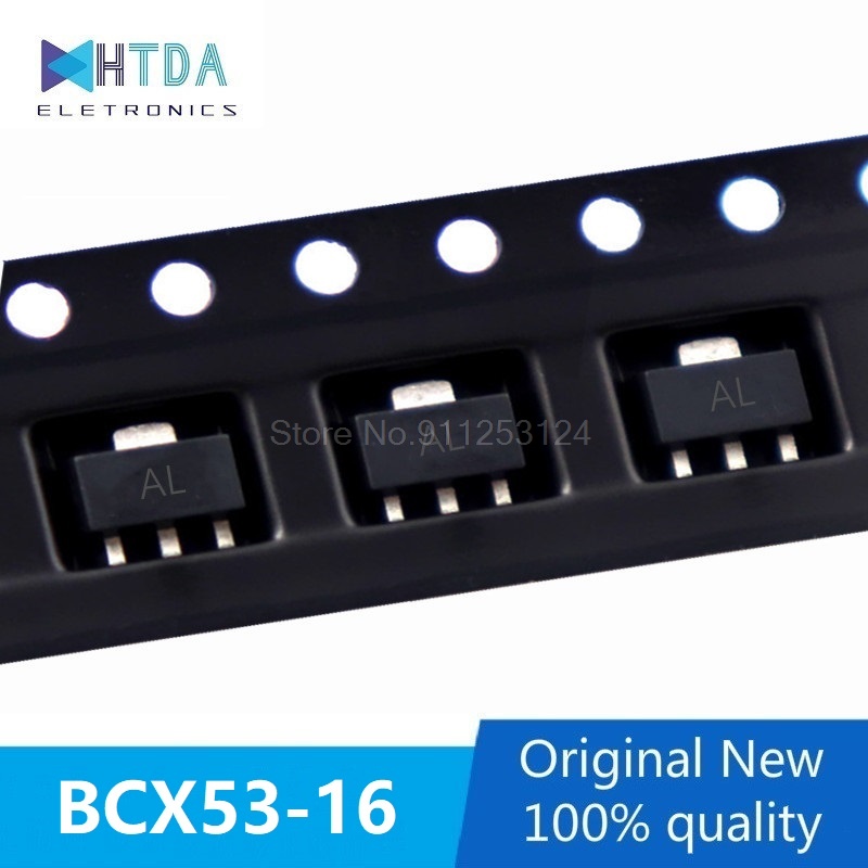 100 ชิ้น/ล็อต BCX53-16 SOT89 AL PNP