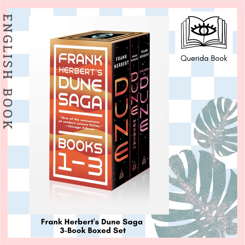 🔥พร้อมส่ง[Querida] หนังสือภาษาอังกฤษ Frank Herbert's Dune Saga 3-Book Boxed Set: Dune, Dune Messiah, Children of Dune