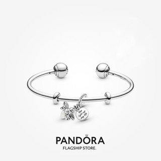 Pandora สร้อยข้อมือเงินเรืองแสงในที่มืด ลายหิ่งห้อย ของขวัญวันเกิด คริสต์มาส t925