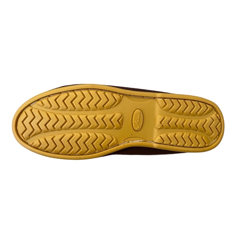 [ลูกค้าใหม่ราคา 1 บาท]🍀V-Minnute วีมินิท รุ่น 715 🍀รองเท้าคัชชูชายลายหนังช้างแนวMoccasin(มอสคาซิน) รองเท้าเปิดส้น