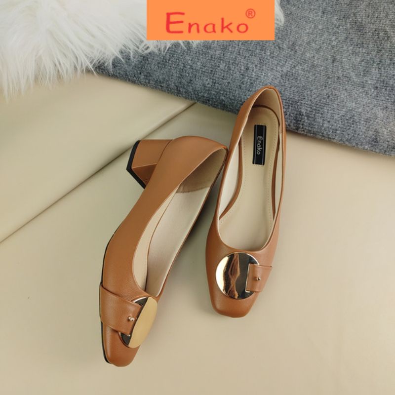 รองเท้าส้นสูง Enako tp1373 - หัวเหลี่ยม รองเท้าส้นสูง 4 ซม