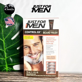 [Just For Men] Control GX Grey Reducing Beard Wash,118 ml แชมพูเปลี่ยนสีหนวด เครา ย้อมเครา