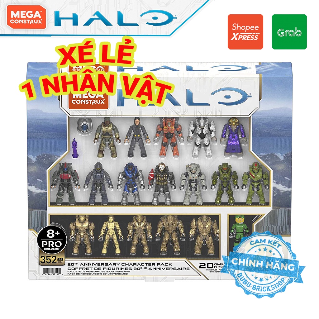 [Odd - 1 Character] Mega Construx Halo - 20th Anniversary Character Pack - Mega Construx 20th Annive