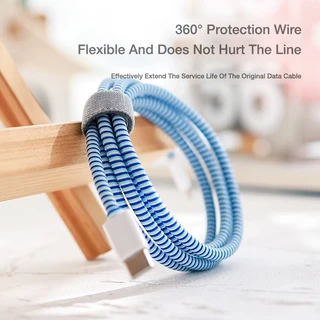 Bluewow อุปกรณ์ป้องกันสายเคเบิล 1.4 ม. สําหรับสายชาร์จ USB SJP-005
