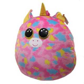 TY หมอนตุ๊กตา ทีวาย FANTASIA - unicorn multicolor squish 14"