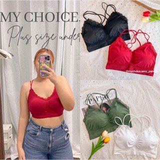 My choice- (sports bra❤️)ชุดชั้นในสปอร์ตบราไซส์ใหญ่ ผ้านิ่มยืดได้เยอะ ใส่สบาย