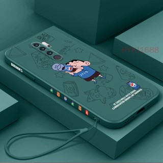 เคส Redmi 9 เคส Redmi9 tpu ซิลิโคนเหลว ฝาครอบป้องกัน การ์ตูน ขอบเต็ม นิ่ม