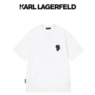 เสื้อยืดแขนสั้น พิมพ์ลาย KARL LAGERFELD KARL สําหรับผู้ชาย 226C1701