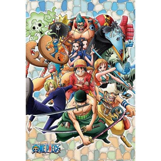 Straw Hat Pirates ของแท้ JP แมวทอง - Art Crystal Jigsaw Ensky [จิ๊กซอว์วันพีช]