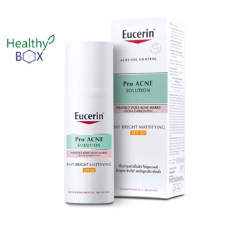 EUCERIN Pro Acne Day Bright Mattifying Spf30 50ml. รอยสิว ให้ผิวดูกระจ่างใส ปกป้องผิวจากแสงแดดด้วย SPF30 (v)