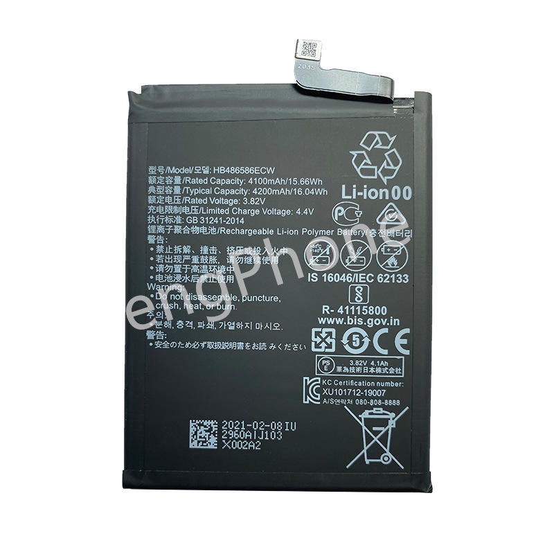 แบต Battery HW Mate 30/P40 Lite (HB486586ECW) แบต+กาวติดแบตแท้+ชุดเครื่องมือซ่อม