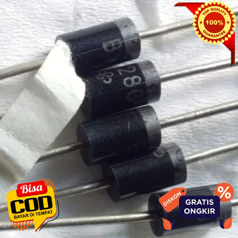 Damper Diode/By228/By228Gp/By228Gp-E3 / 73 ไดโอด 1500v 2.5a Do-201