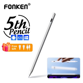 Fonken ปากกาสไตลัส ปากกาทัชสกรีน แบบแม่เหล็ก สําหรับ AP Andriod Phone i-Pad Tablet Touch Pen