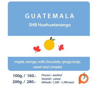 Guatemala SHB Huehuetenango 100g / 200g.