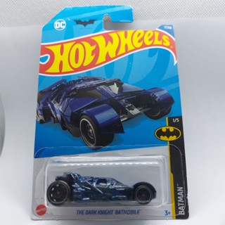 รถเหล็ก Hotwheels THE DARK KNIGHT BATMOBILE สีม่วง (ib37)