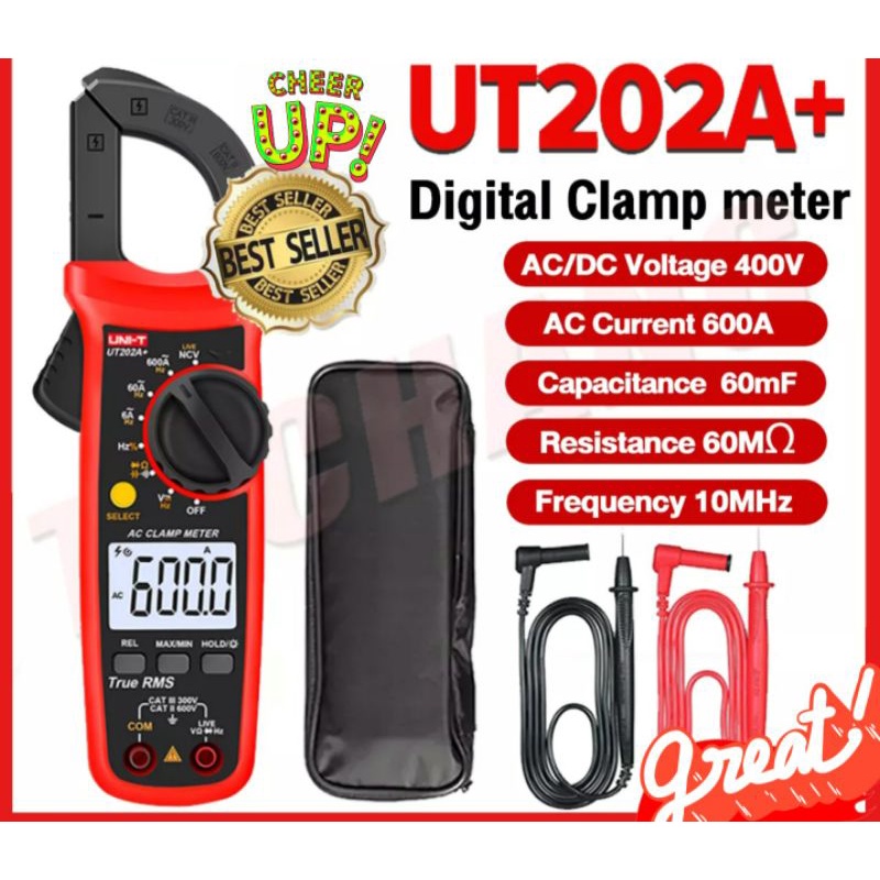 UNI-T UT202A+ clamp AC meter