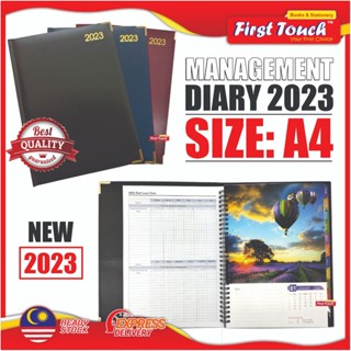 Diary 2023 แพลนเนอร์ลวด ขนาด A4 พร้อมปกแข็ง 365 วัน DRY-1001 Q-7