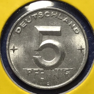 No.60780 ปี1952A GERMAN DEMOCRATIC REPUBLIC เยอรมันตะวันออก 5 PFENNIG เหรียญสะสม เหรียญต่างประเทศ เหรียญเก่า หายาก