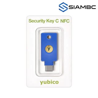 YubiKey Security Key C NFC FIDO U2F FIDO2 Yubico 2FA ป้องกันการแฮก Facebook, Binance Trezor Ledger
