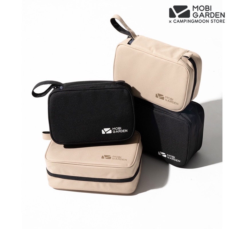 Mobi Garden กระเป๋าใส่เครื่องอาบน้ำ สำหรับใส่อุปกรณ์ หรือเครื่องสำอาง  มีที่แขวนในห้องน้ำ น้ำหนักเบา กันน้ำ พกพาสะดวก