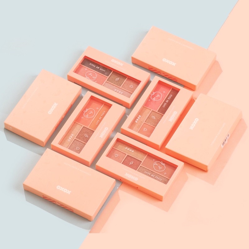 XOXO Eyeshadow & Blush Palette เอ็กซ์โอเอ็กซ์โอ อายแชโดว์ แอนด์ บลัช พาเลท
